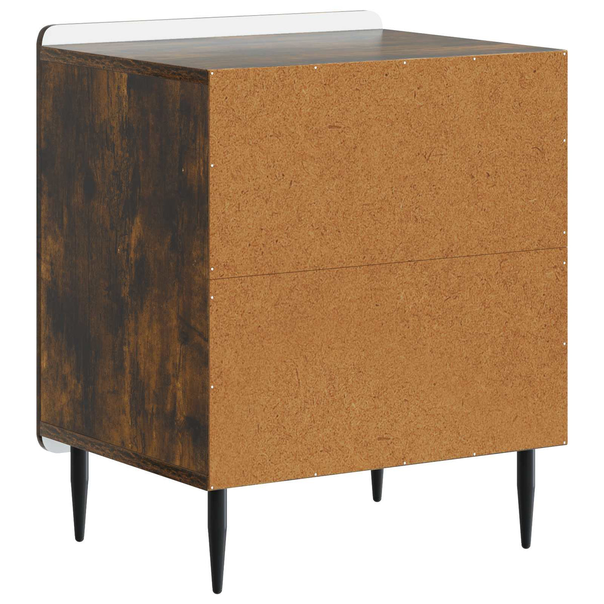 Nachttisch 2 Stk. Räuchereiche 43 x 34,5 x 52 cm Holzwerkstoff