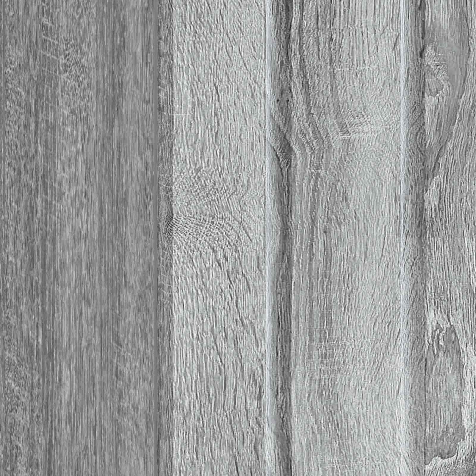 Nachttisch 2 Stk. Sonoma-Grau 43 x 34,5 x 52 cm Holzwerkstoff