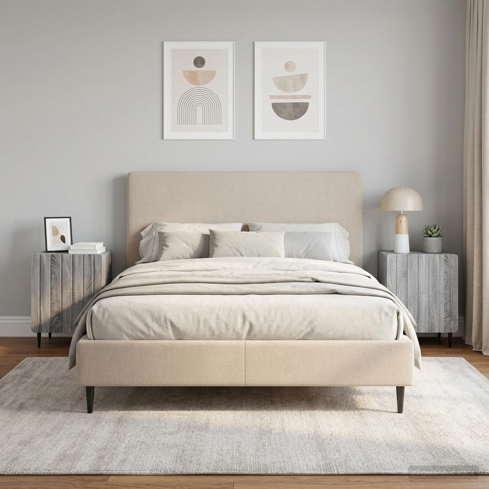 Nachttisch 2 Stk. Sonoma-Grau 43 x 34,5 x 52 cm Holzwerkstoff