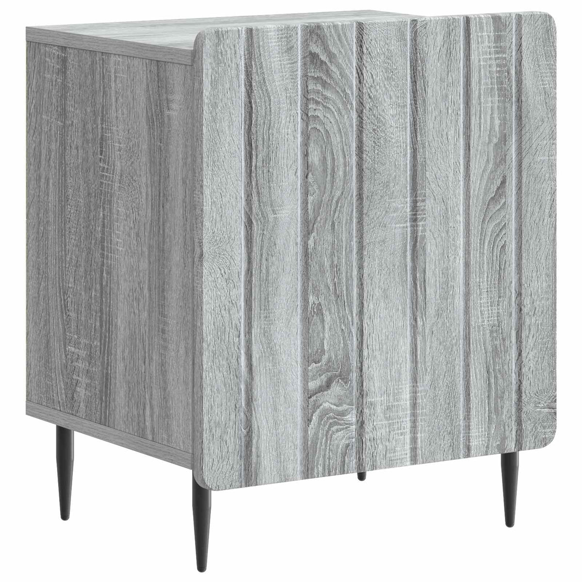 Nachttisch 2 Stk. Sonoma-Grau 43 x 34,5 x 52 cm Holzwerkstoff