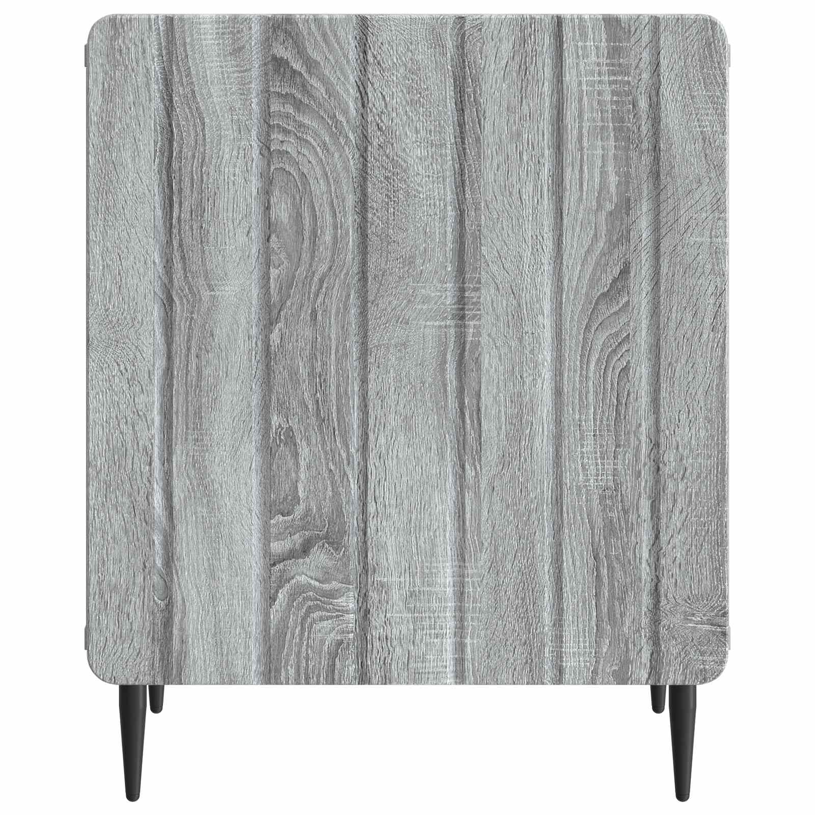 Nachttisch 2 Stk. Sonoma-Grau 43 x 34,5 x 52 cm Holzwerkstoff
