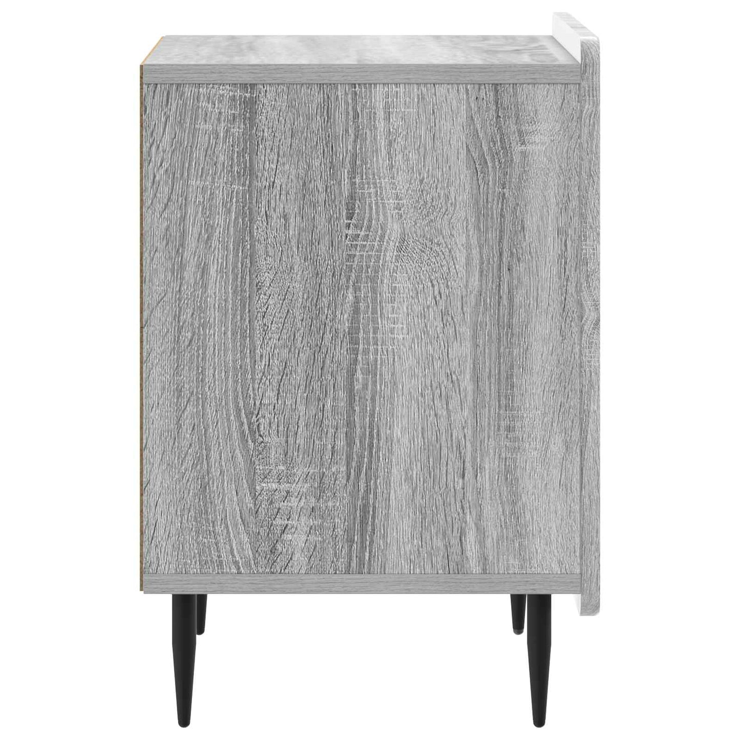Nachttisch 2 Stk. Sonoma-Grau 43 x 34,5 x 52 cm Holzwerkstoff