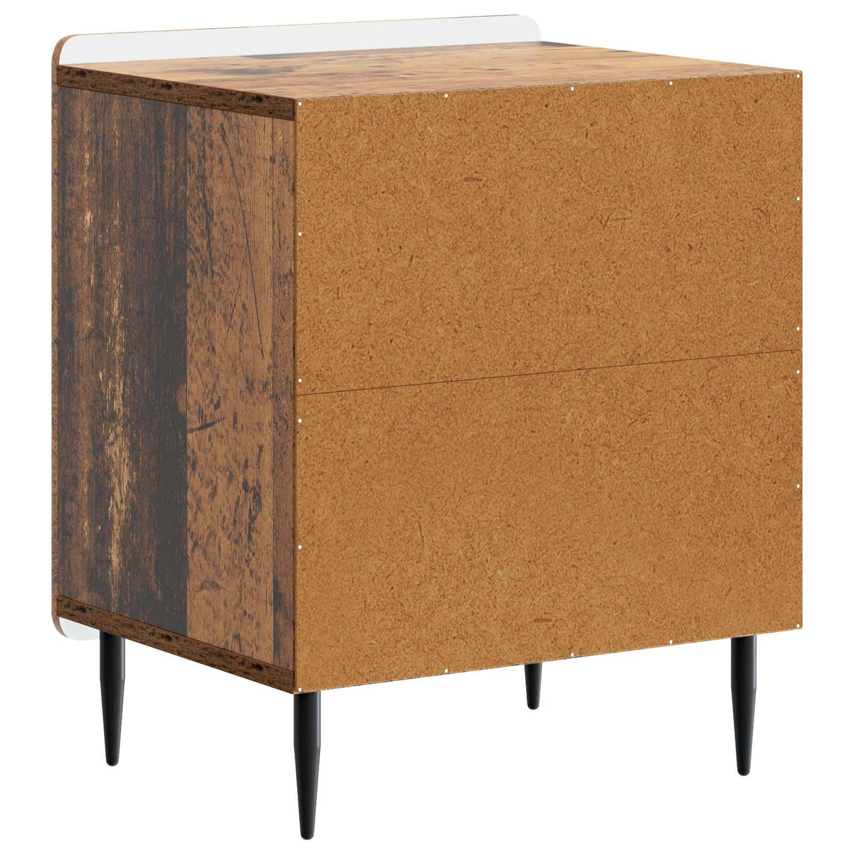 Nachttisch 2 Stk. Altholz 43 x 34,5 x 52 cm Holzwerkstoff
