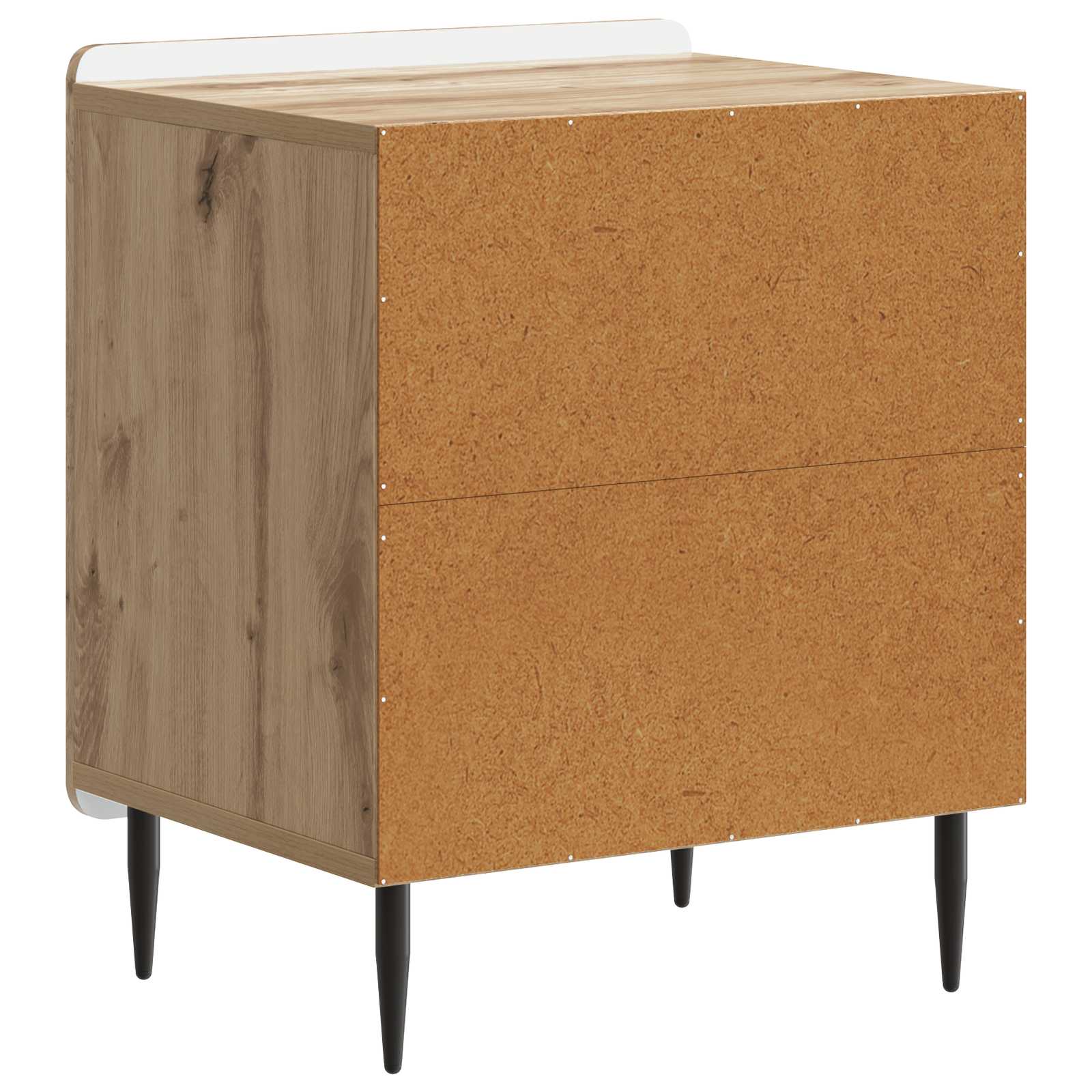Nachttisch 2 Stk. Artisan-Eiche 43 x 34,5 x 52 cm Holzwerkstoff