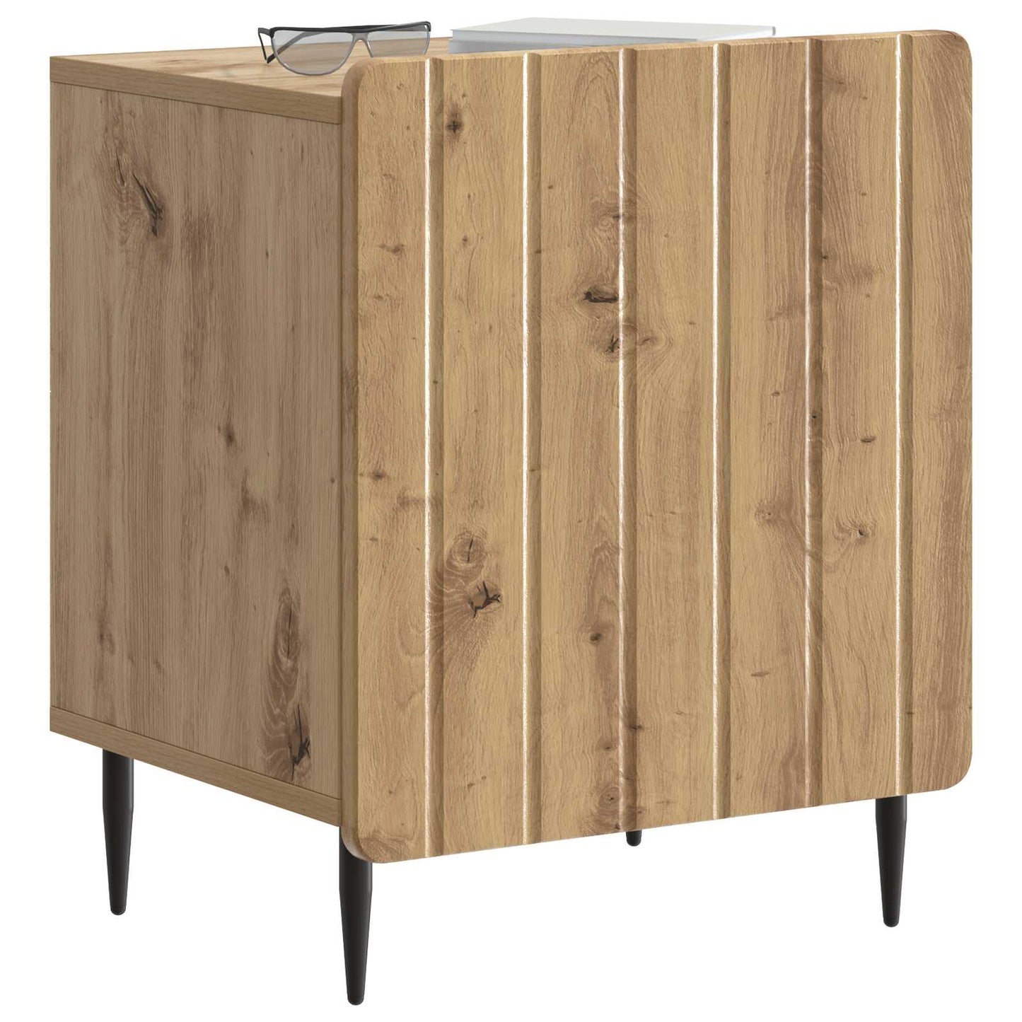 Nachttisch 2 Stk. Artisan-Eiche 43 x 34,5 x 52 cm Holzwerkstoff