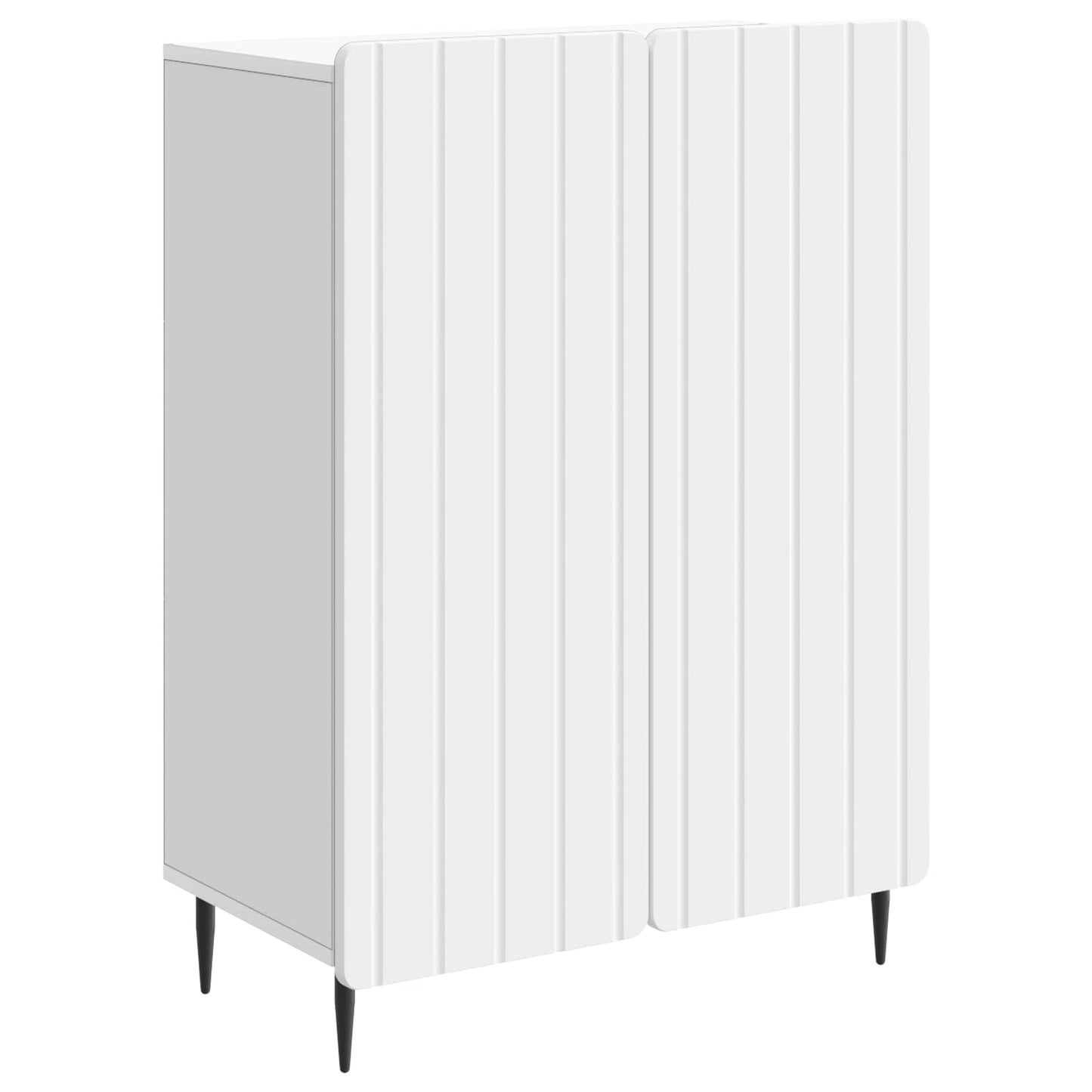 Sideboard Weiß 66 x 34,5 x 92 cm Holzwerkstoff