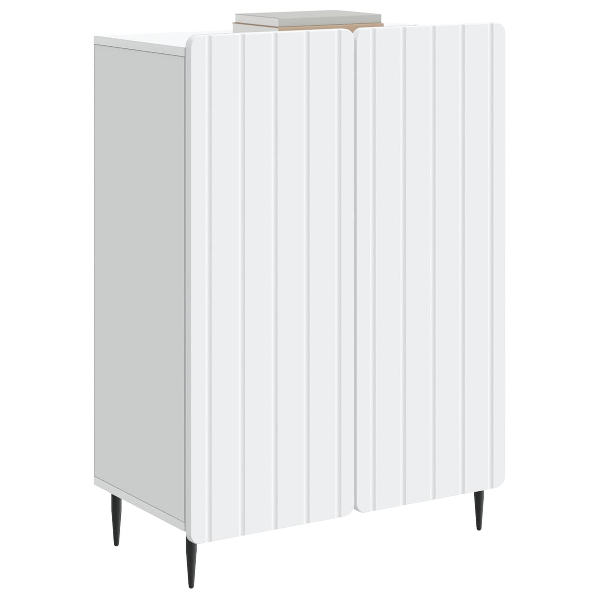 Sideboard Weiß 66 x 34,5 x 92 cm Holzwerkstoff