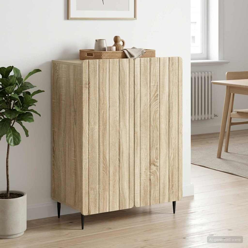 Sideboard Sonoma-Eiche 66 x 34,5 x 92 cm Holzwerkstoff
