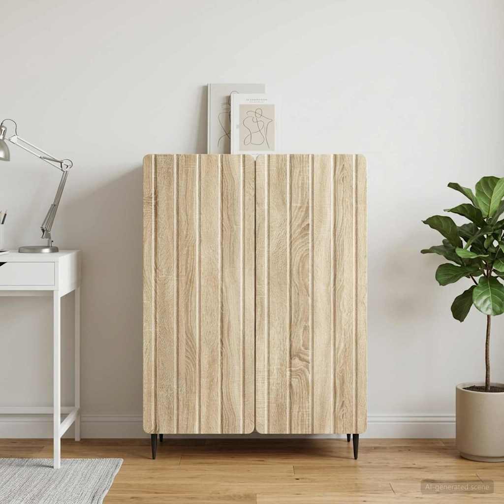 Sideboard Sonoma-Eiche 66 x 34,5 x 92 cm Holzwerkstoff