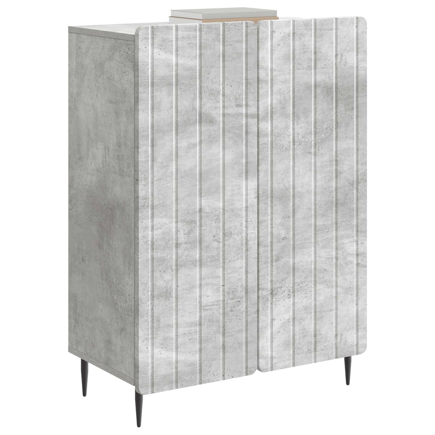 Sideboard Betongrau 66 x 34,5 x 92 cm Holzwerkstoff