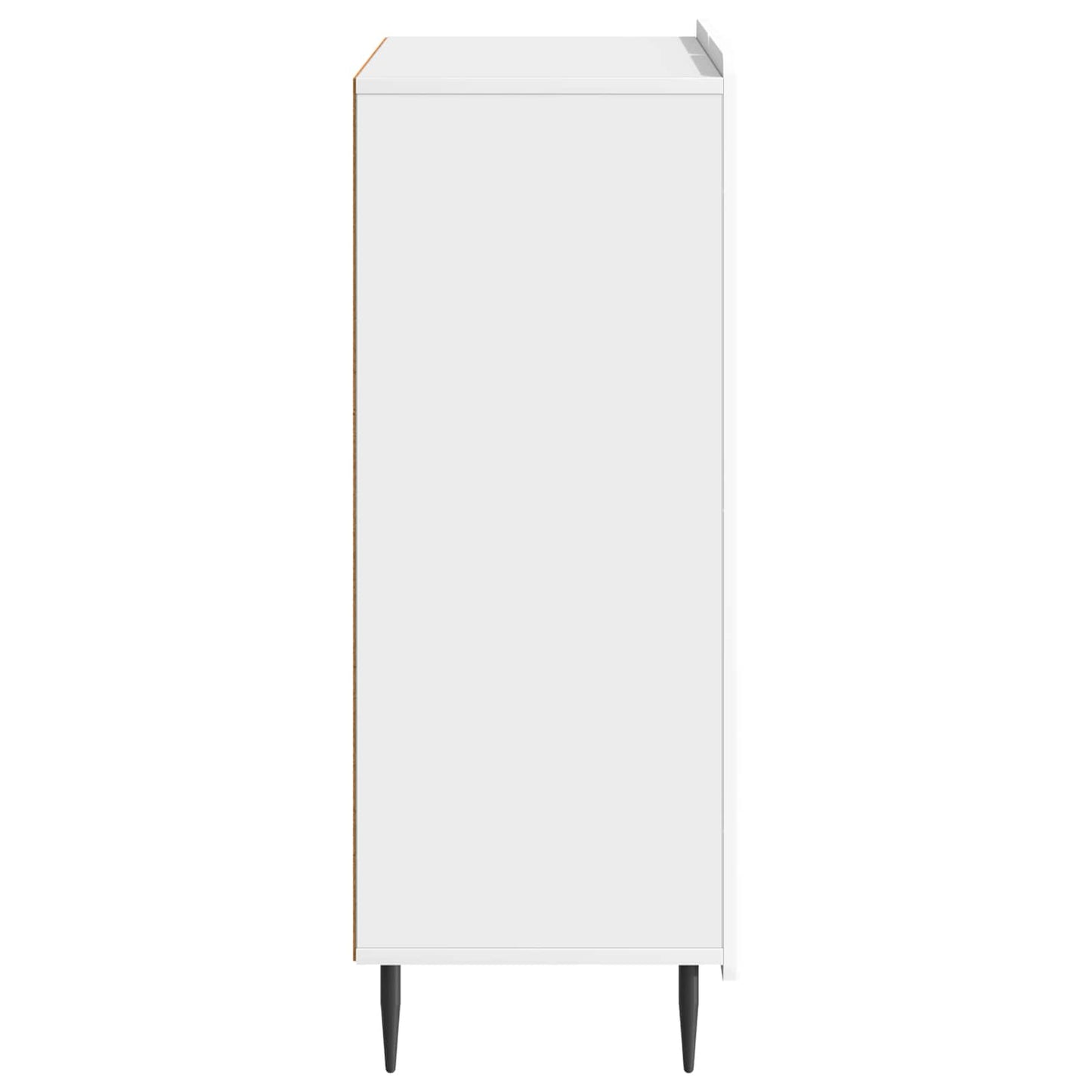 Sideboard Hochglanz Weiß 66 x 34,5 x 92 cm Holzwerkstoff