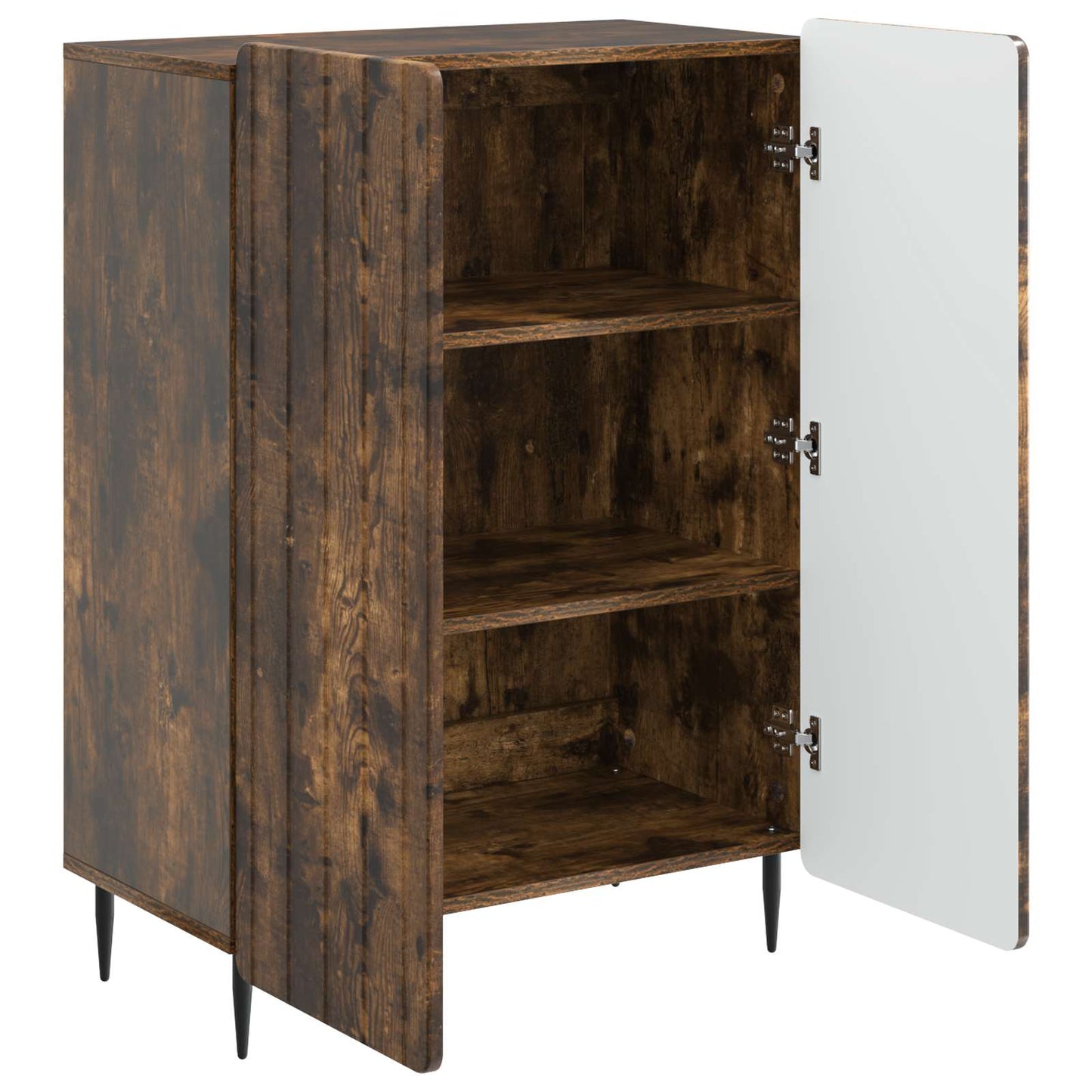 Sideboard Geräucherte Eiche 66 x 34,5 x 92 cm Holzwerkstoff