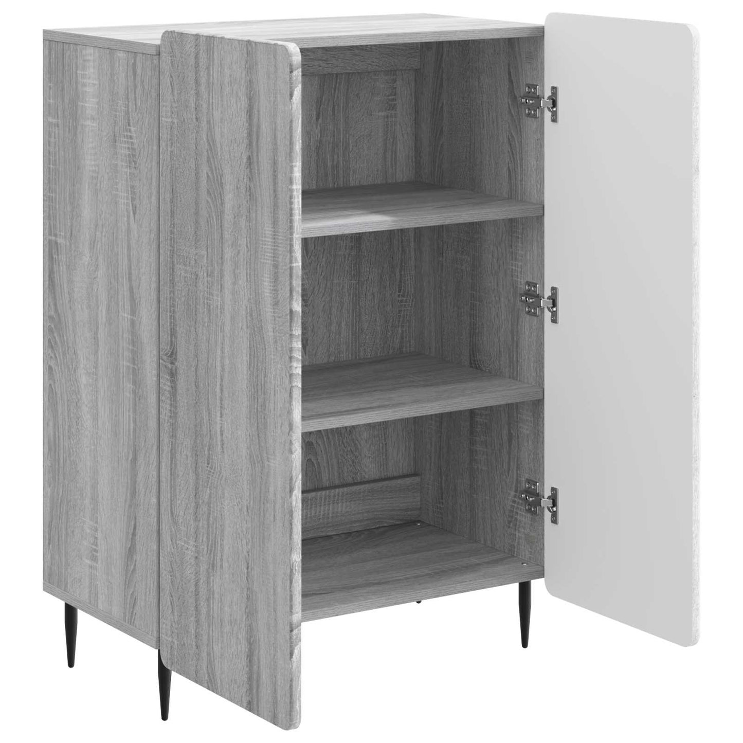 Sideboard Graues Sonoma 66 x 34,5 x 92 cm Holzwerkstoff