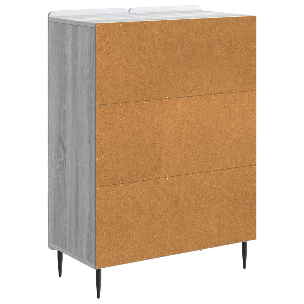 Sideboard Graues Sonoma 66 x 34,5 x 92 cm Holzwerkstoff