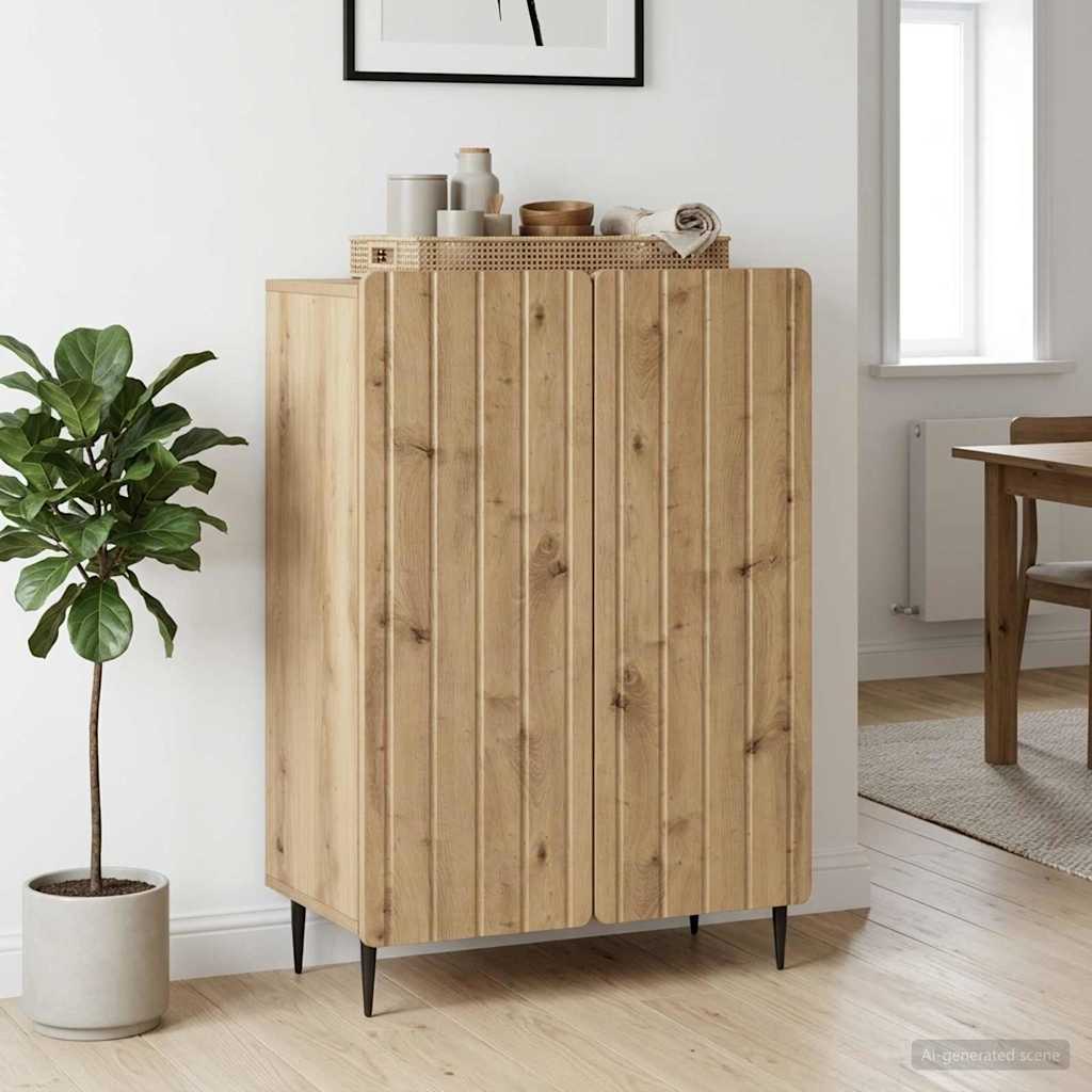 Sideboard Artisan-Eiche 66 x 34,5 x 92 cm Holzwerkstoff