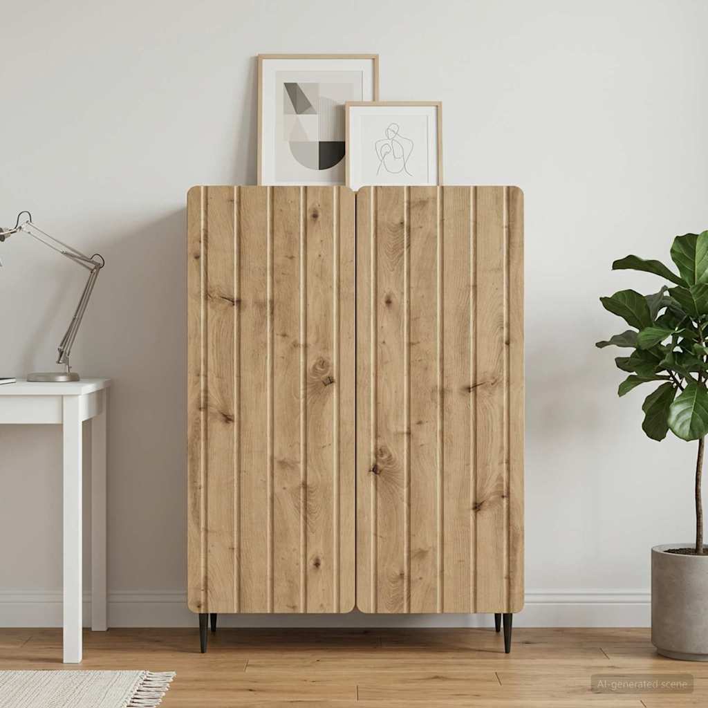 Sideboard Artisan-Eiche 66 x 34,5 x 92 cm Holzwerkstoff