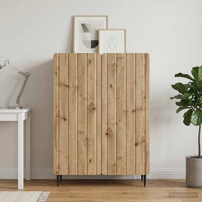 Sideboard Artisan-Eiche 66 x 34,5 x 92 cm Holzwerkstoff