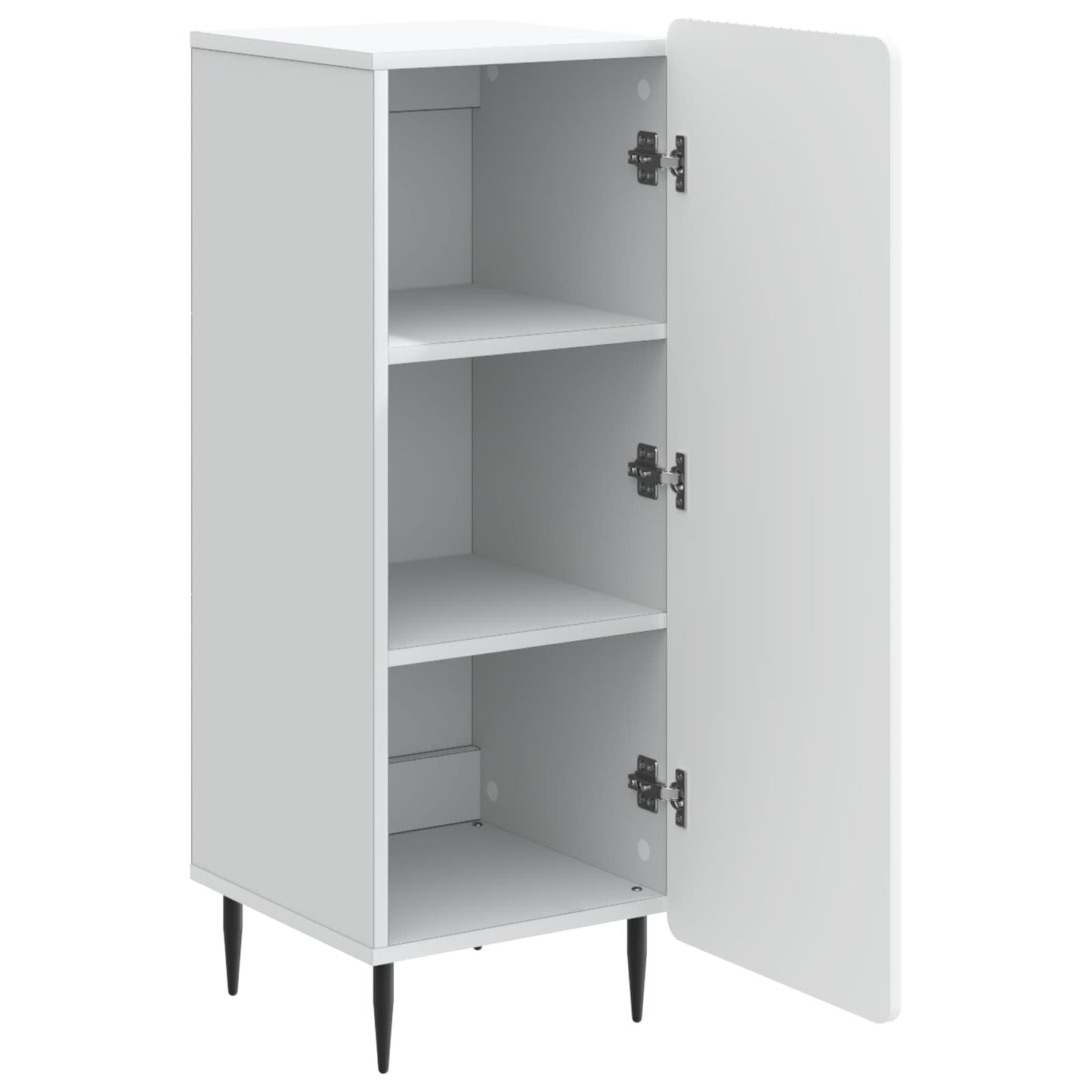 Sideboard Weiß 34,5 x 33 x 92 cm Holzwerkstoff