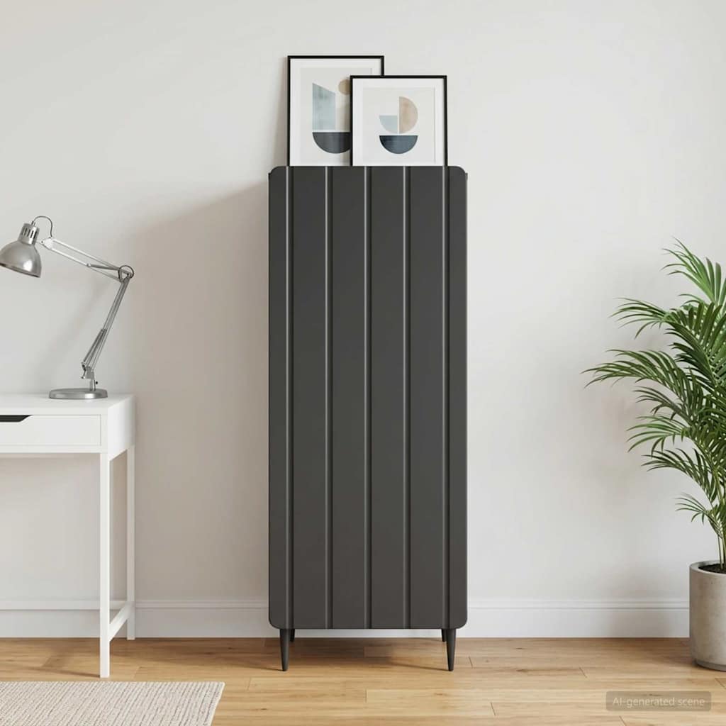 Sideboard Schwarz 34,5 x 33 x 92 cm Holzwerkstoff