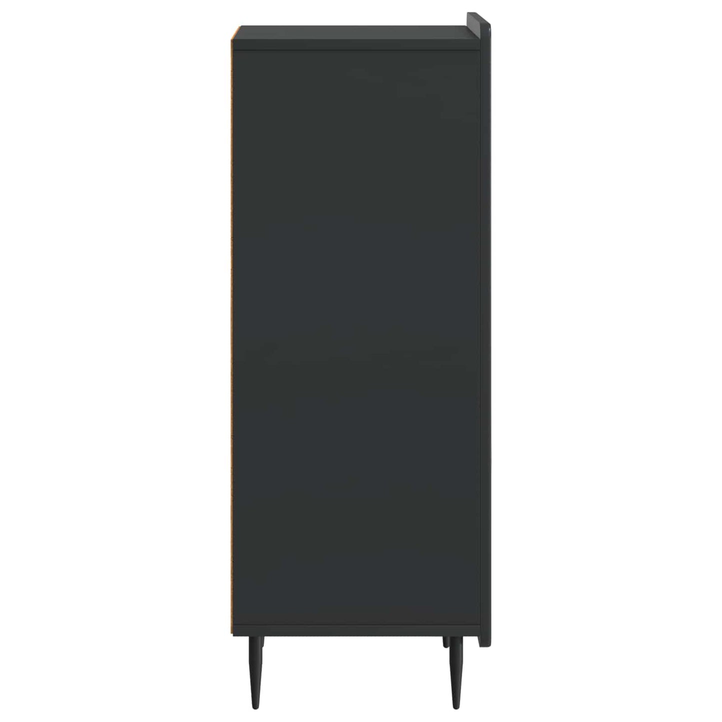 Sideboard Schwarz 34,5 x 33 x 92 cm Holzwerkstoff
