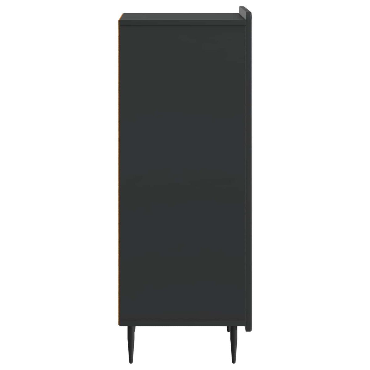 Sideboard Schwarz 34,5 x 33 x 92 cm Holzwerkstoff