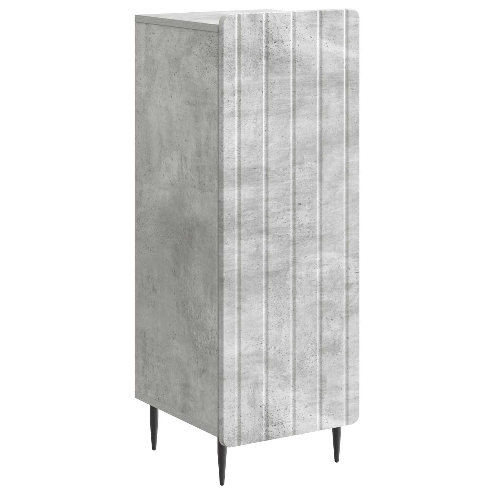 Sideboard Betongrau 34,5 x 33 x 92 cm Holzwerkstoff