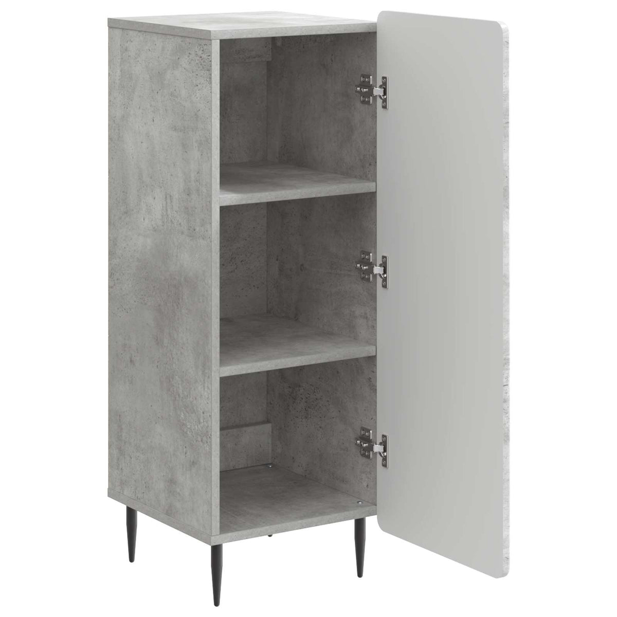 Sideboard Betongrau 34,5 x 33 x 92 cm Holzwerkstoff