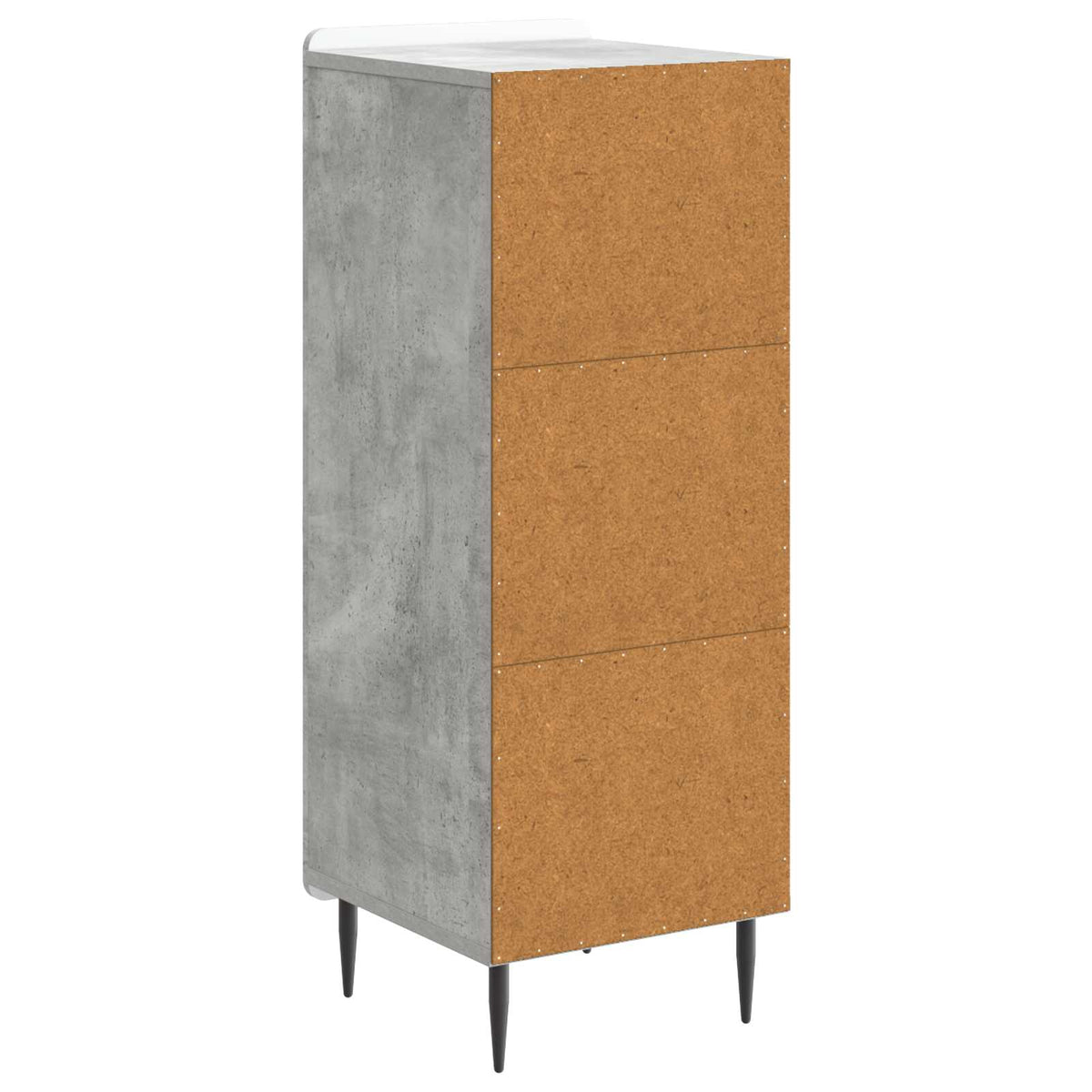 Sideboard Betongrau 34,5 x 33 x 92 cm Holzwerkstoff