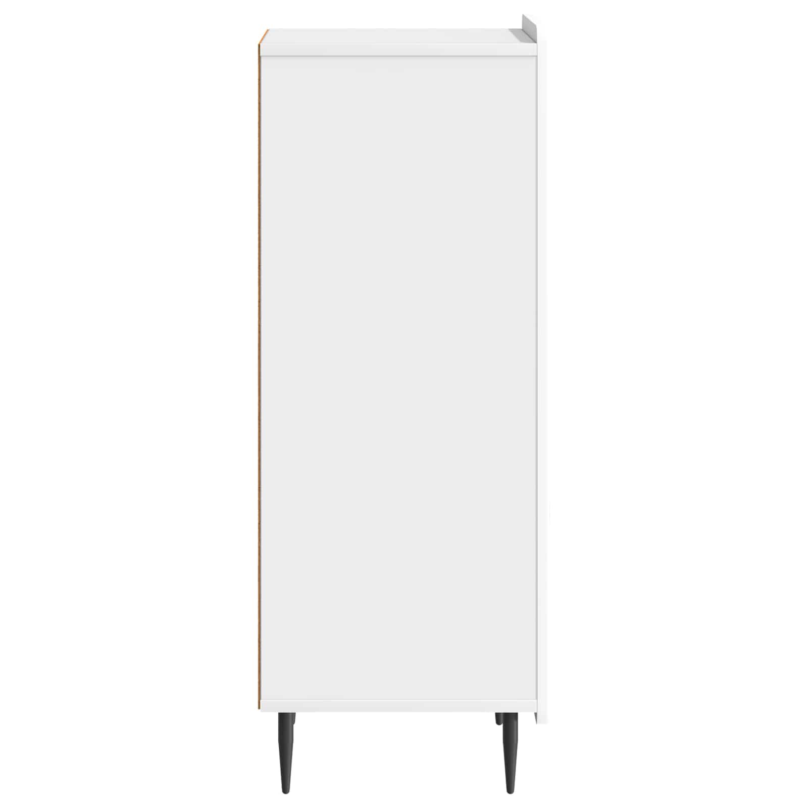Sideboard Hochglanz Weiß 34,5 x 33 x 92 cm Holzwerkstoff