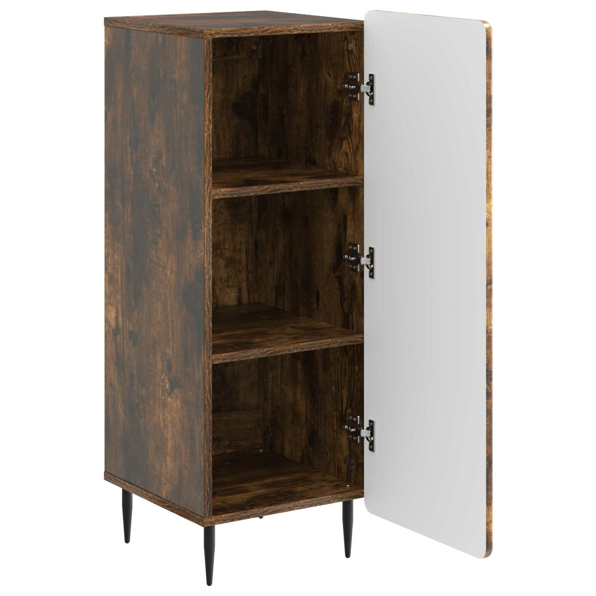 Sideboard Räuchereiche 34,5 x 33 x 92 cm Holzwerkstoff