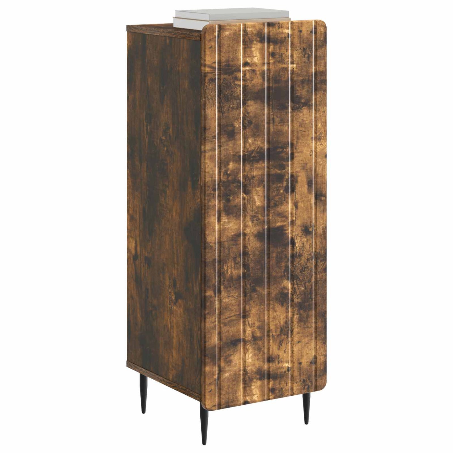 Sideboard Räuchereiche 34,5 x 33 x 92 cm Holzwerkstoff