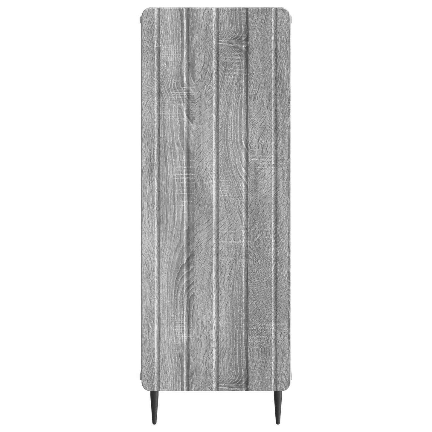 Sideboard Sonoma-Grau 34,5 x 33 x 92 cm Holzwerkstoff