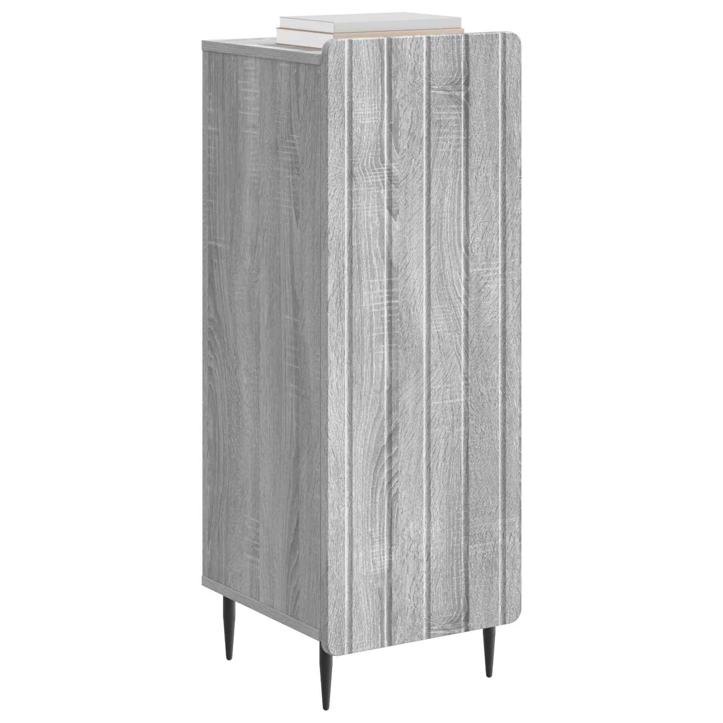 Sideboard Sonoma-Grau 34,5 x 33 x 92 cm Holzwerkstoff