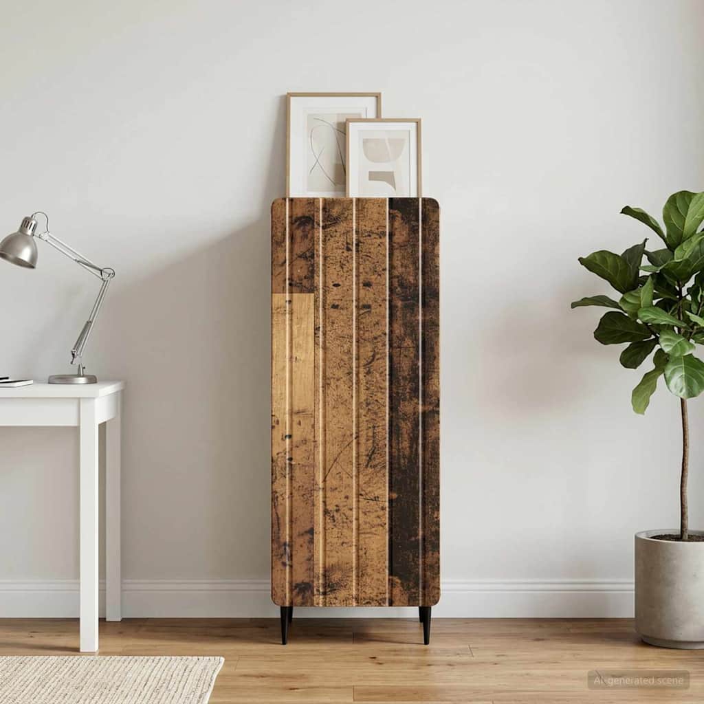 Sideboard Altholz 34,5 x 33 x 92 cm Holzwerkstoff