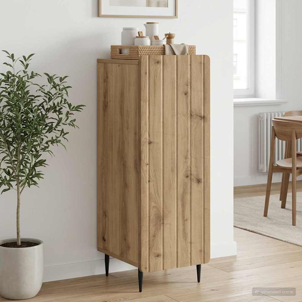 Sideboard Artisan-Eiche 34,5 x 33 x 92 cm Holzwerkstoff