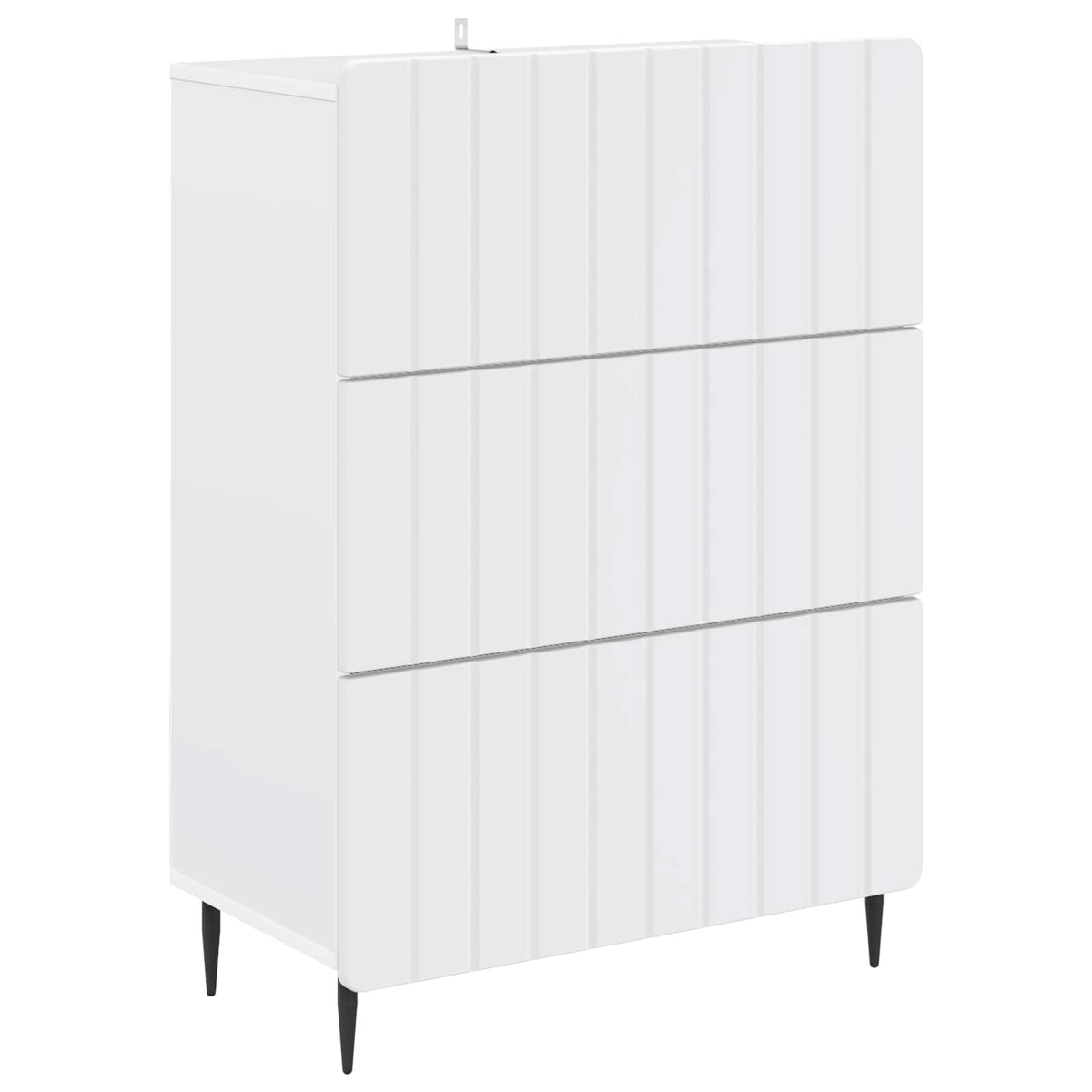 Schubladenschrank Weiß 66 x 34,5 x 92 cm Holzwerkstoff