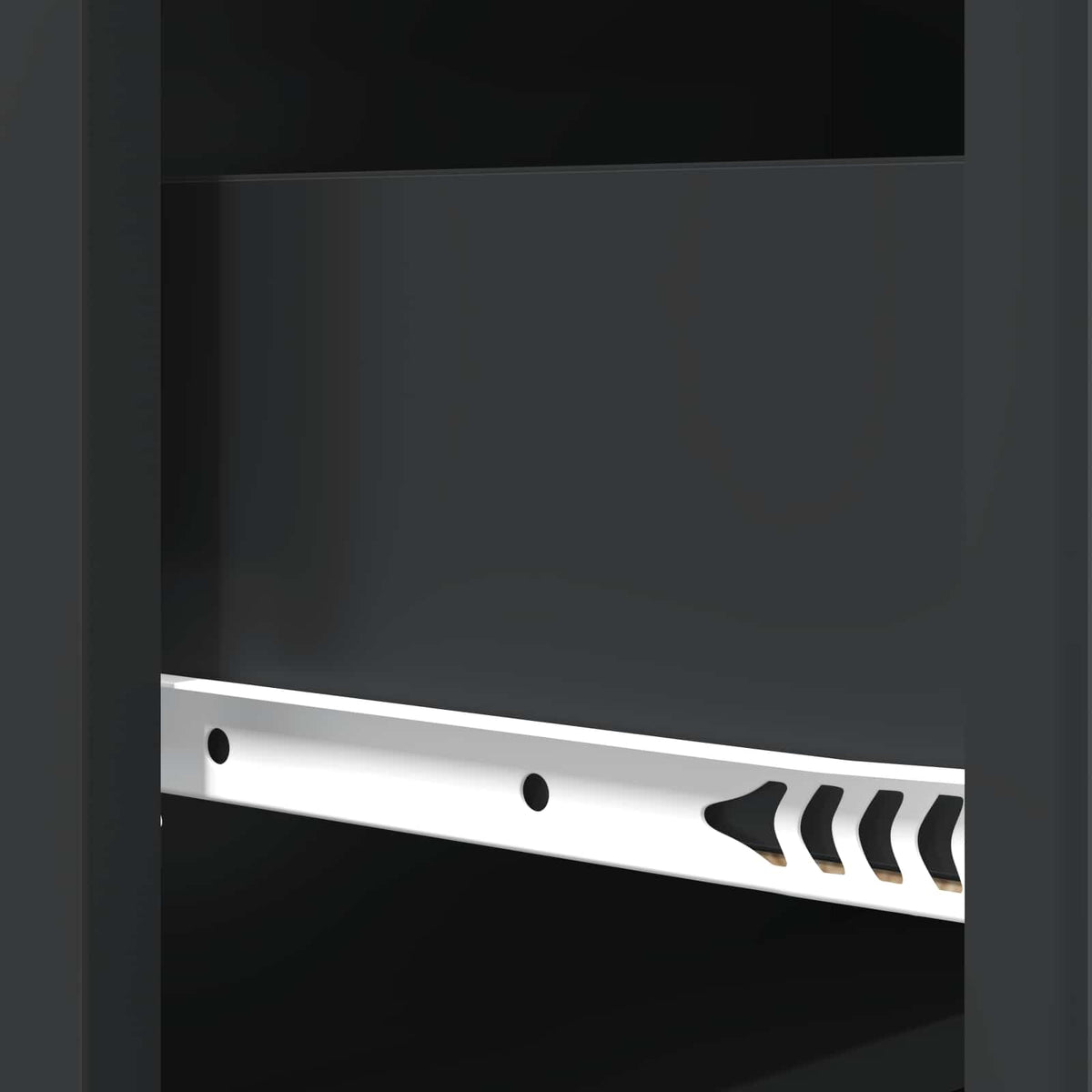 Schubladenschrank 66 x 34,5 x 92 cm Holzwerkstoff Schwarz