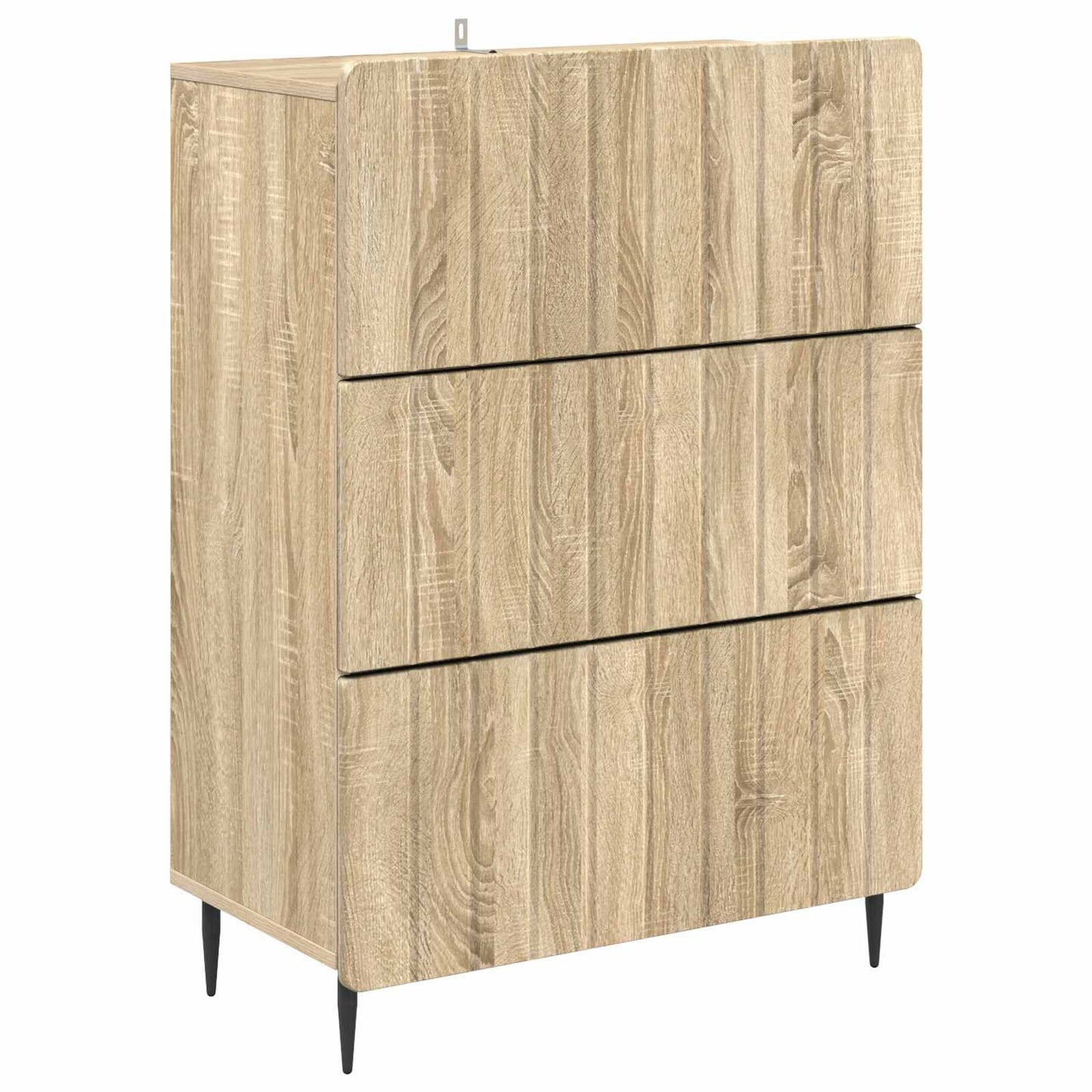 Schubladenschrank 66 x 34,5 x 92 cm Holzwerkstoff Sonoma-Eiche
