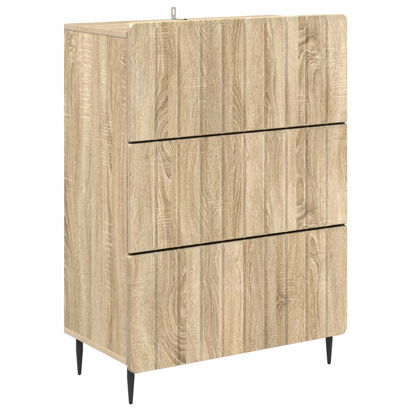 Schubladenschrank 66 x 34,5 x 92 cm Holzwerkstoff Sonoma-Eiche