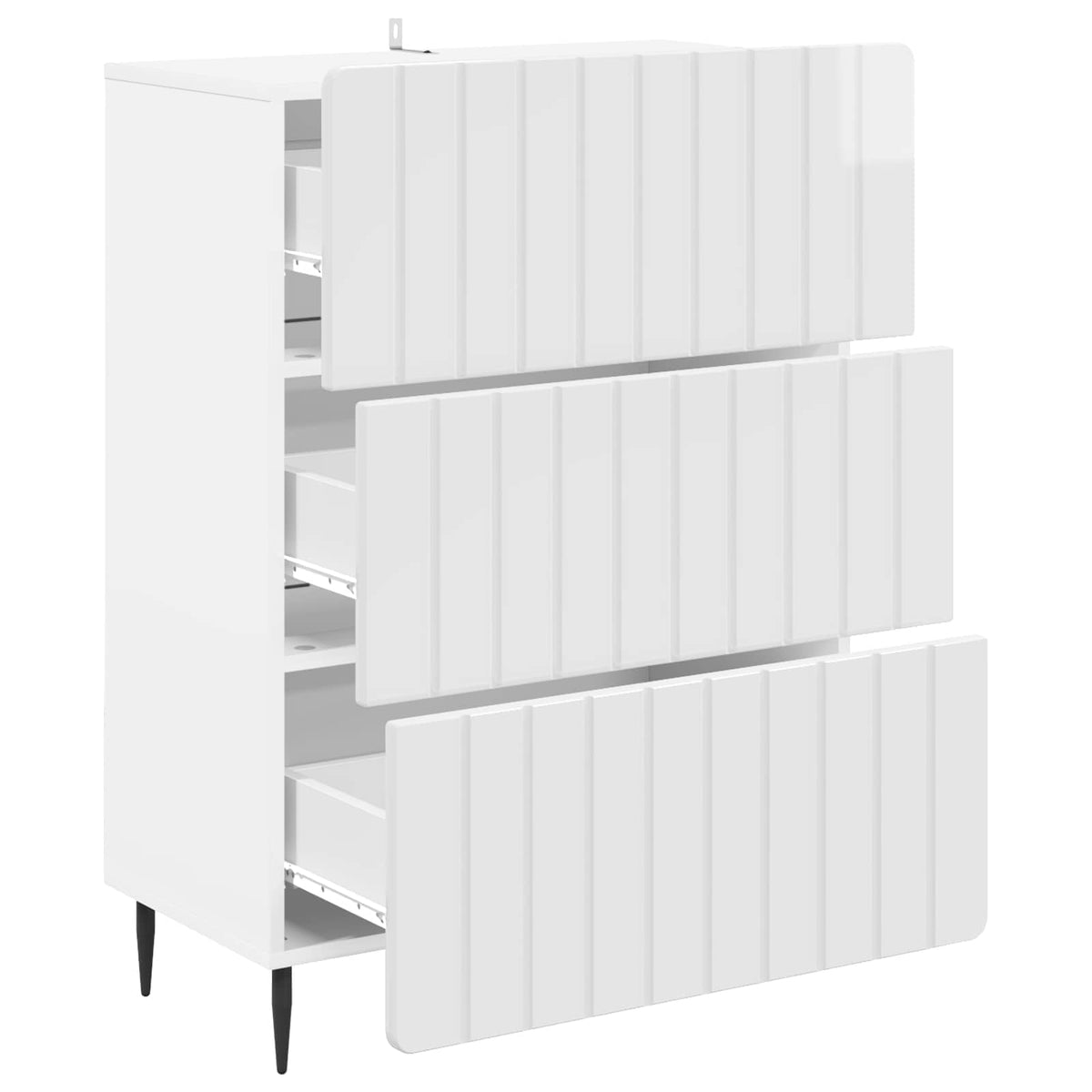 Schubladenschrank 66 x 34,5 x 92 cm Holzwerkstoff