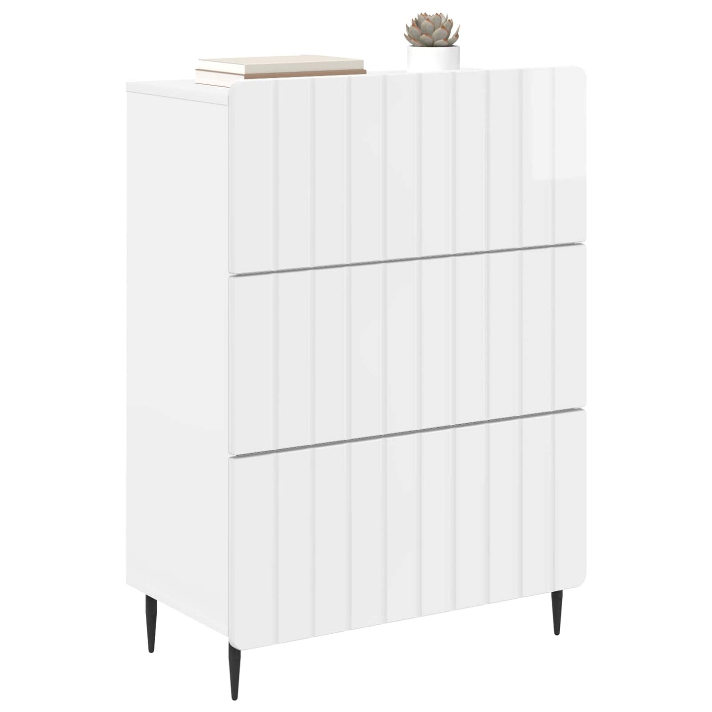 Schubladenschrank 66 x 34,5 x 92 cm Holzwerkstoff