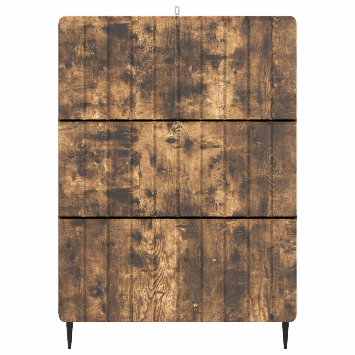 Schubladenschrank 66 x 34,5 x 92 cm Holzwerkstoff Räuchereiche