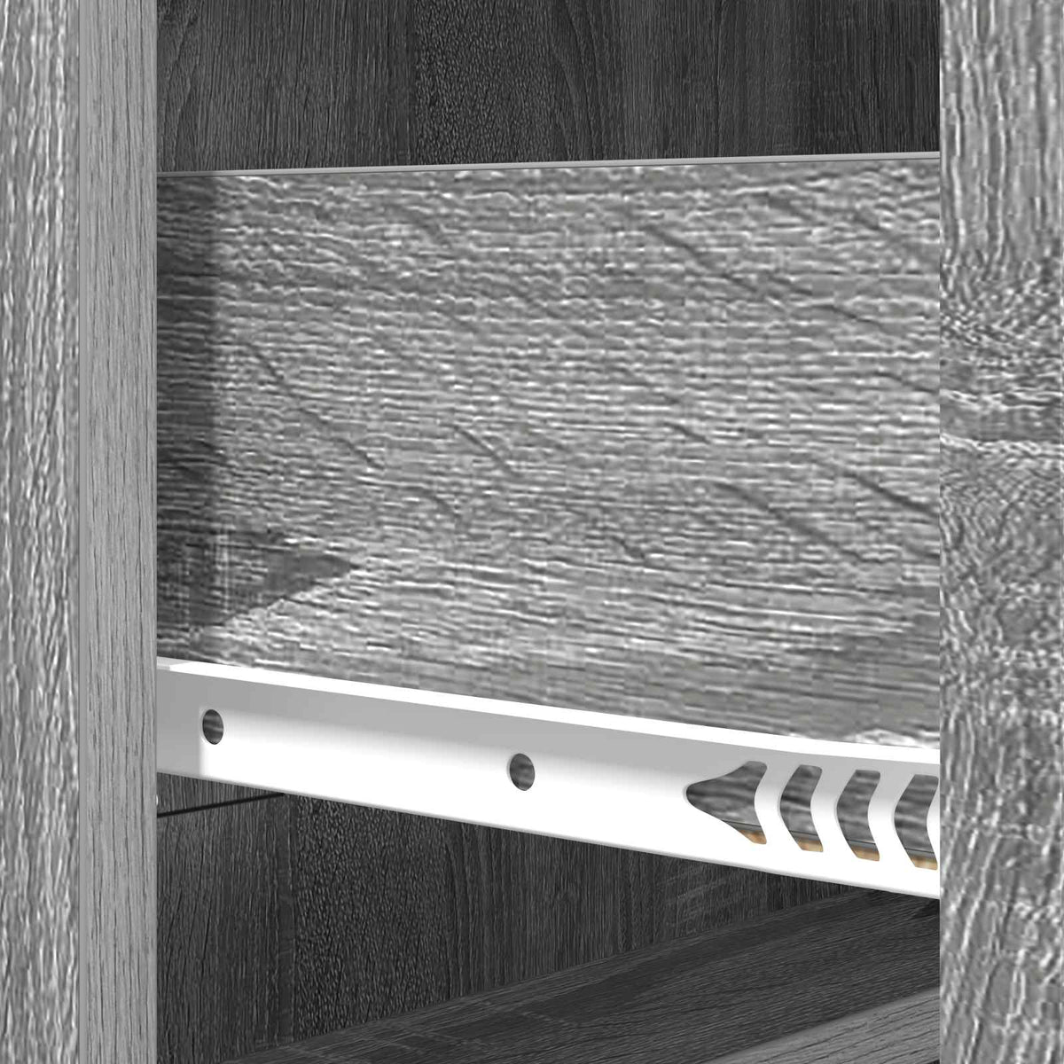 Schubladenschrank 66 x 34,5 x 92 cm Holzwerkstoff Sonoma-Grau