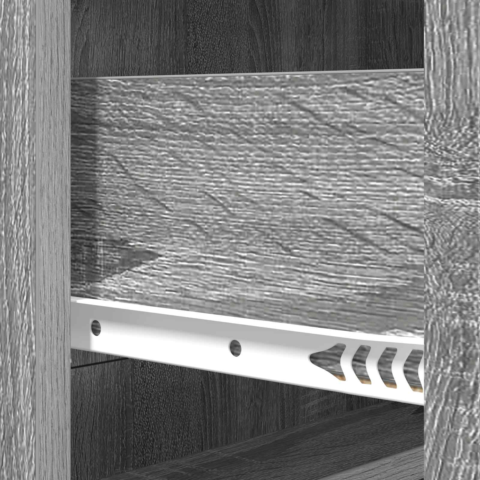 Schubladenschrank 66 x 34,5 x 92 cm Holzwerkstoff Sonoma-Grau