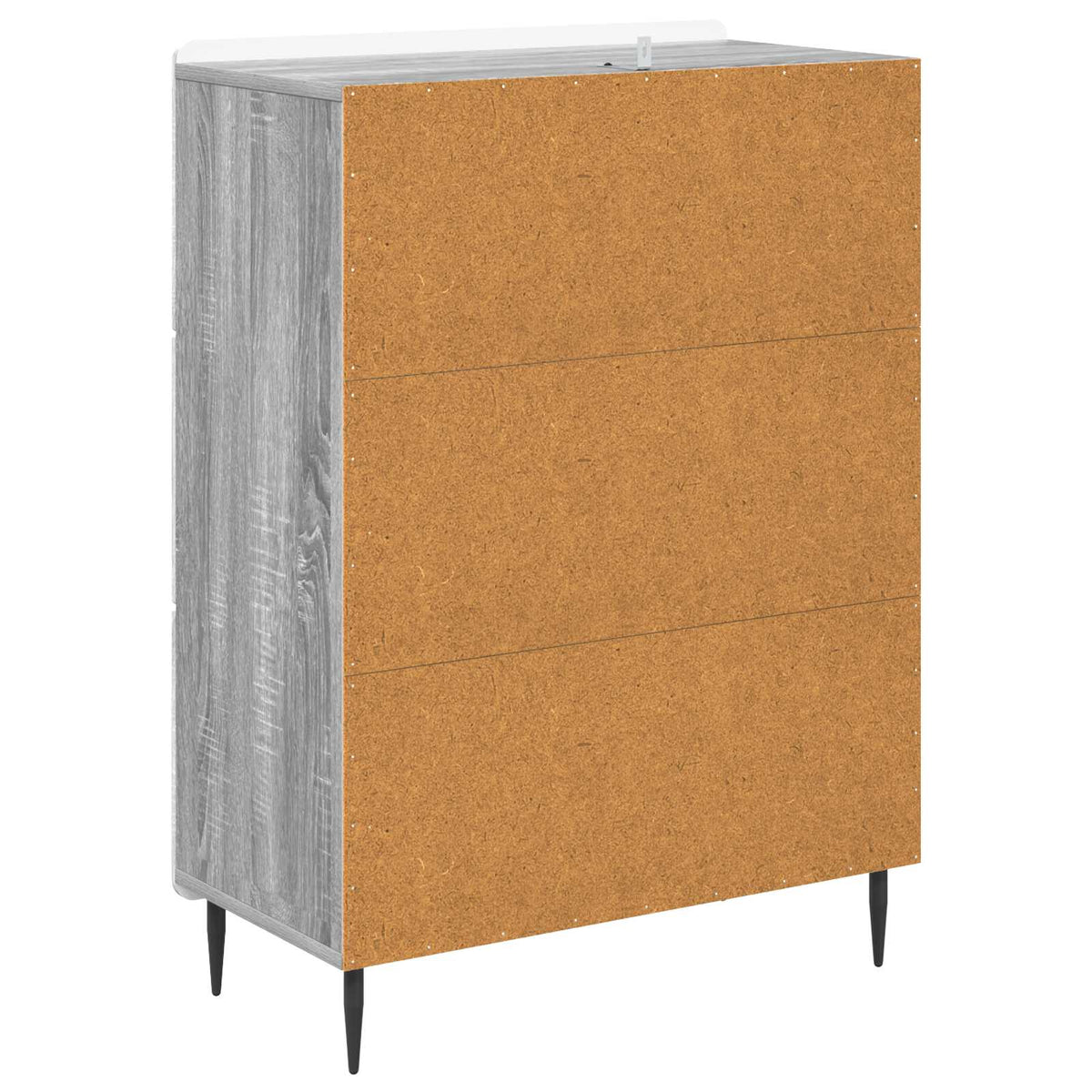 Schubladenschrank 66 x 34,5 x 92 cm Holzwerkstoff Sonoma-Grau