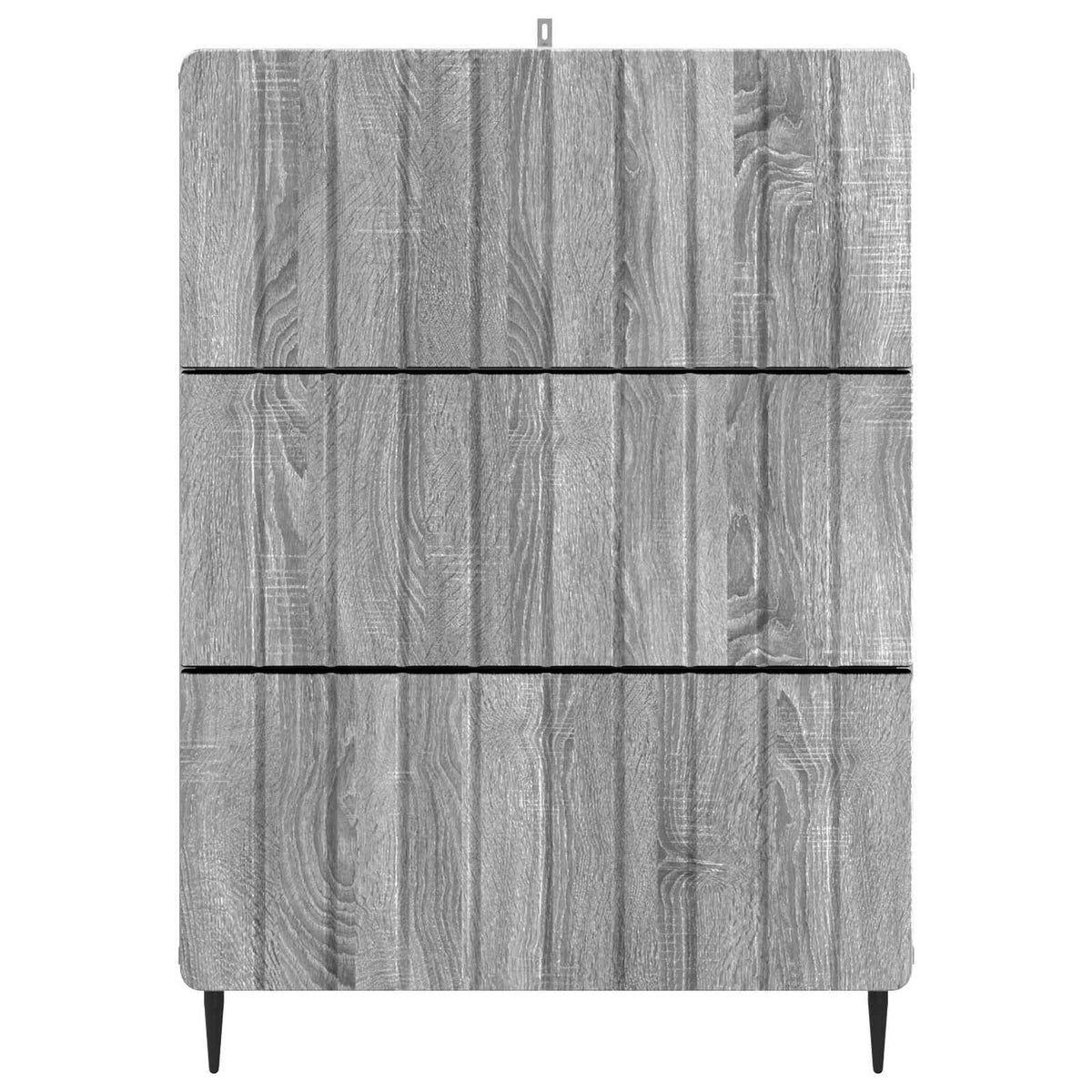 Schubladenschrank 66 x 34,5 x 92 cm Holzwerkstoff Sonoma-Grau