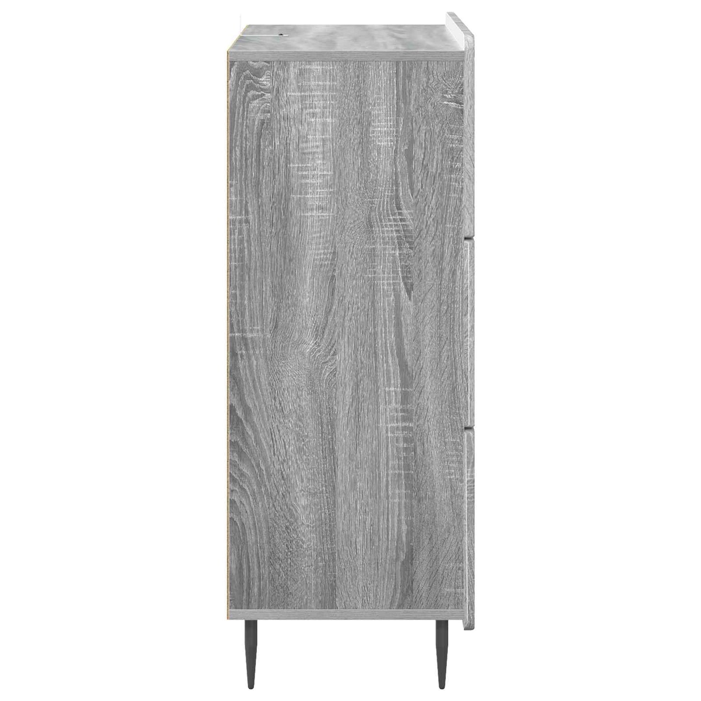 Schubladenschrank 66 x 34,5 x 92 cm Holzwerkstoff Sonoma-Grau