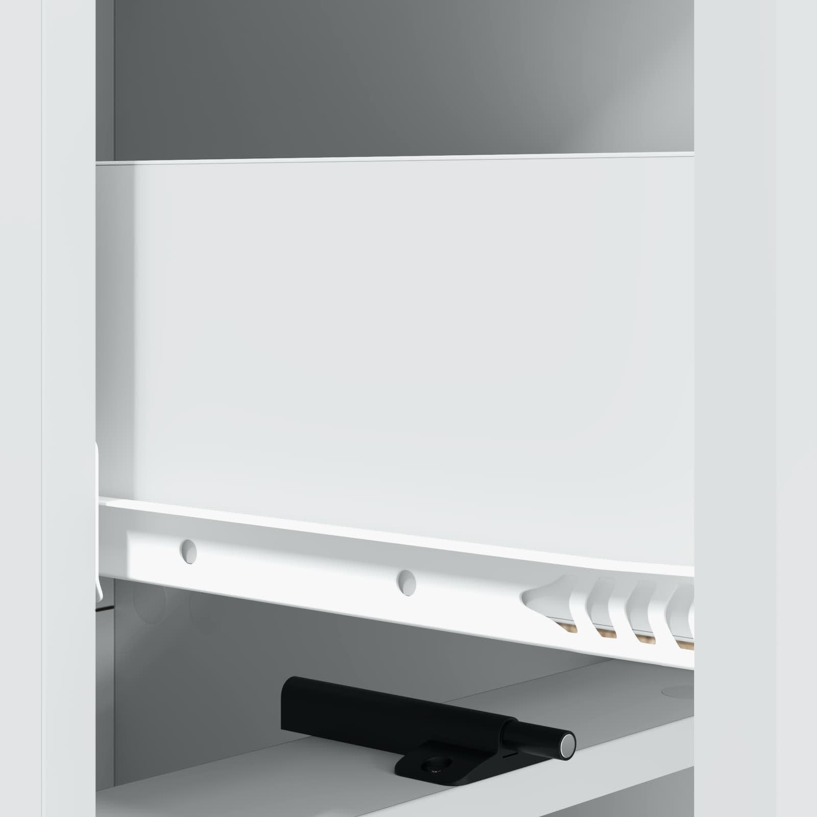Schubladenschrank Weiß 33 x 34,5 x 92 cm Holzwerkstoff