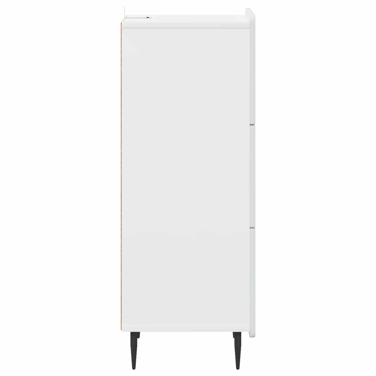 Schubladenschrank Weiß 33 x 34,5 x 92 cm Holzwerkstoff