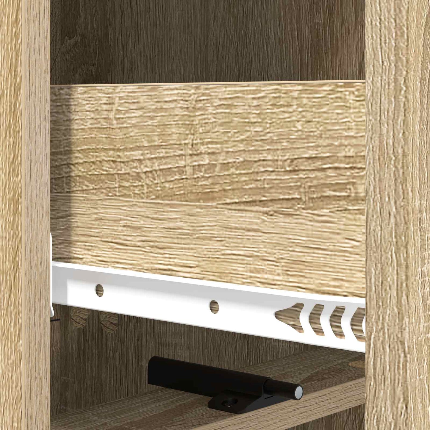 Schubladenschrank 33 x 34,5 x 92 cm Holzwerkstoff Sonoma-Eiche